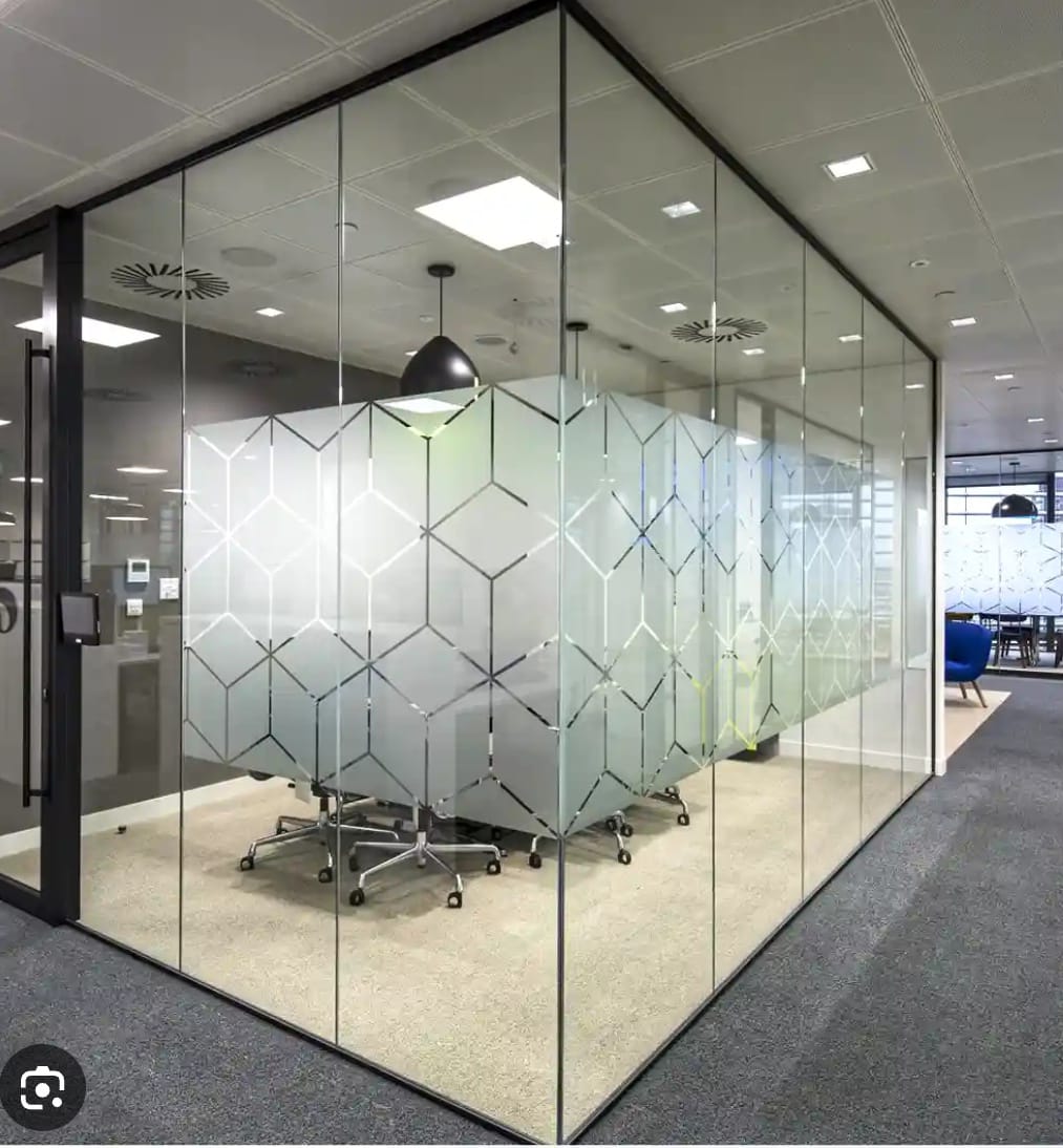 Aluminum and Glass Partition Walls